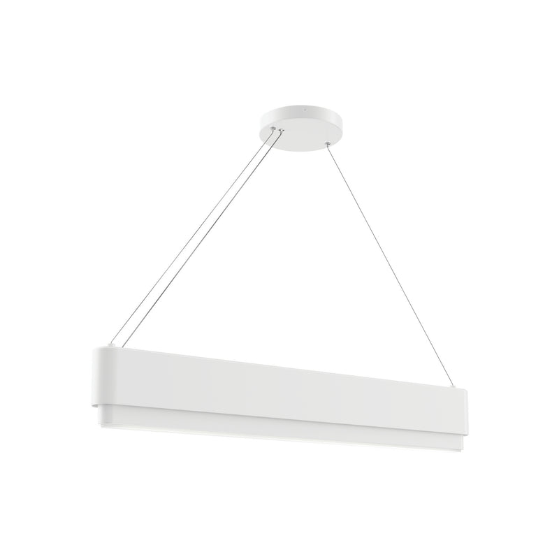 Kichler 84316WH LED Linear Chandelier, White