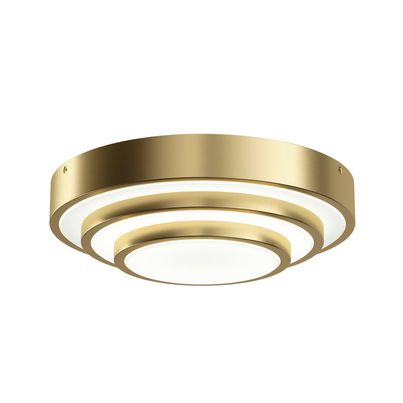 Kichler 84320CG LED Flush Mount, Champagne Gold