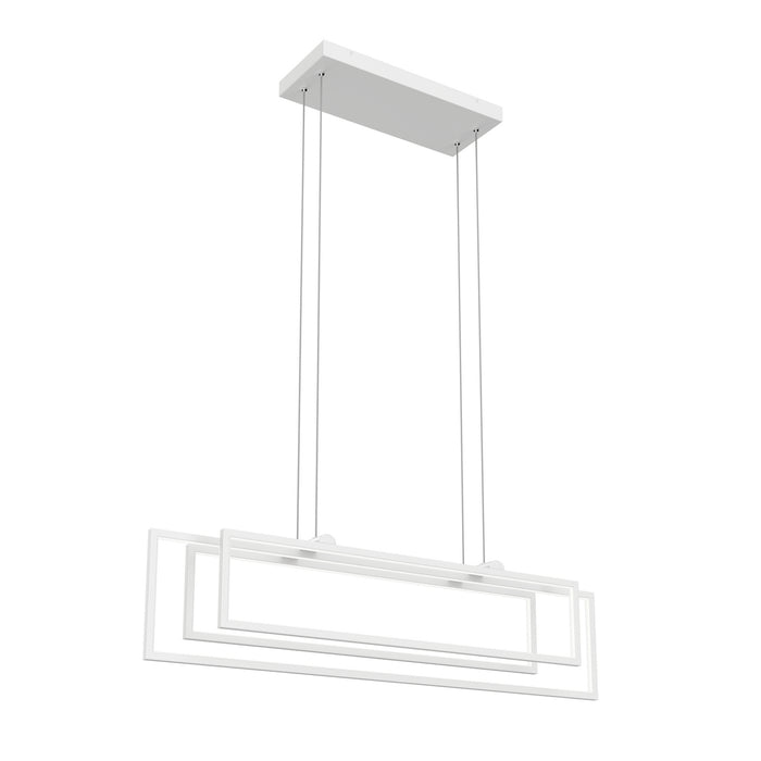 Kichler 84322WH LED Linear Chandelier, White
