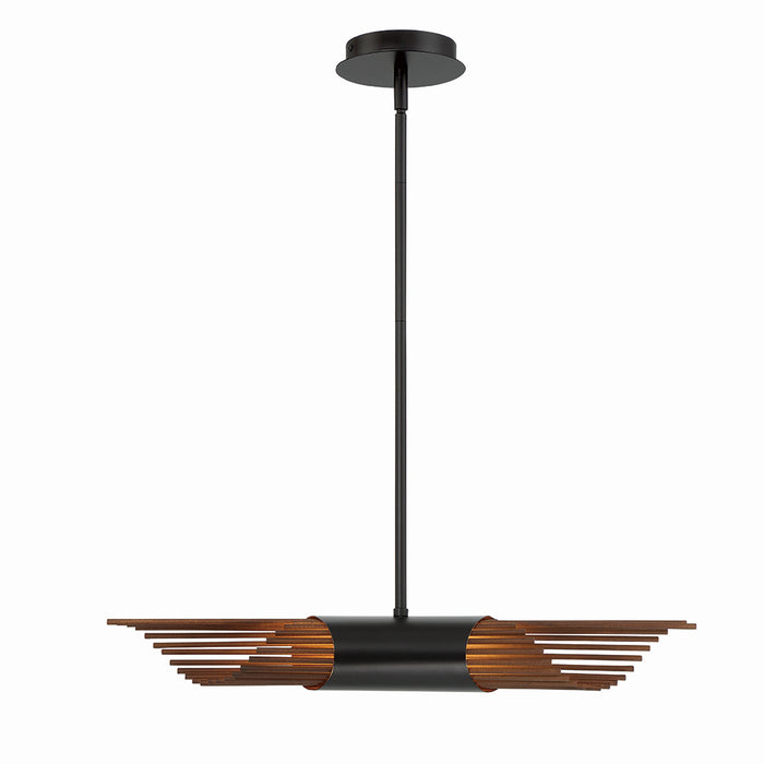Eurofase 44478-018 LED Chandelier, Black