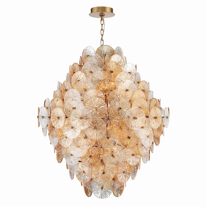 Eurofase 44574-017 27 Light Chandelier, Gold