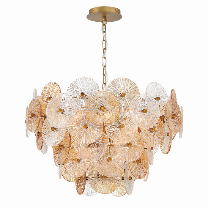 Eurofase 44572-013 12 Light Chandelier, Gold