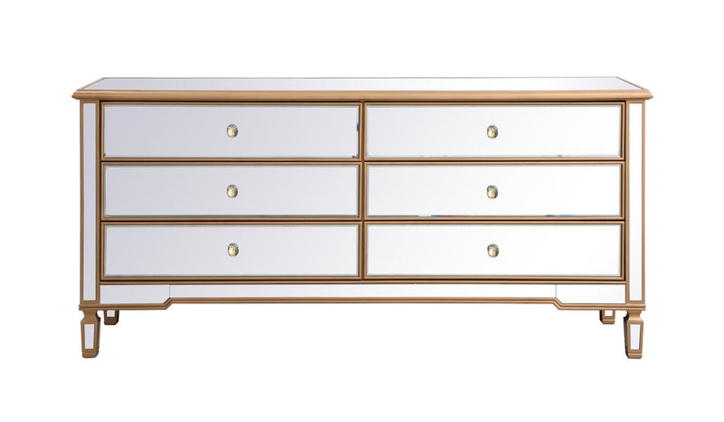 Elegant Lighting MF63672G Chest, Antique Gold