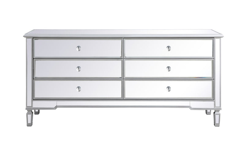 Elegant Lighting MF63672S Chest, Antique Silver
