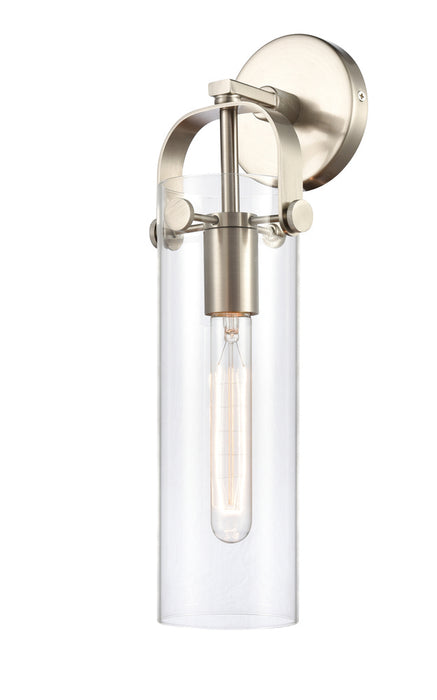 Innovations 413-1W-SN-4CL-LED LED Wall Sconce, Brushed Satin Nickel