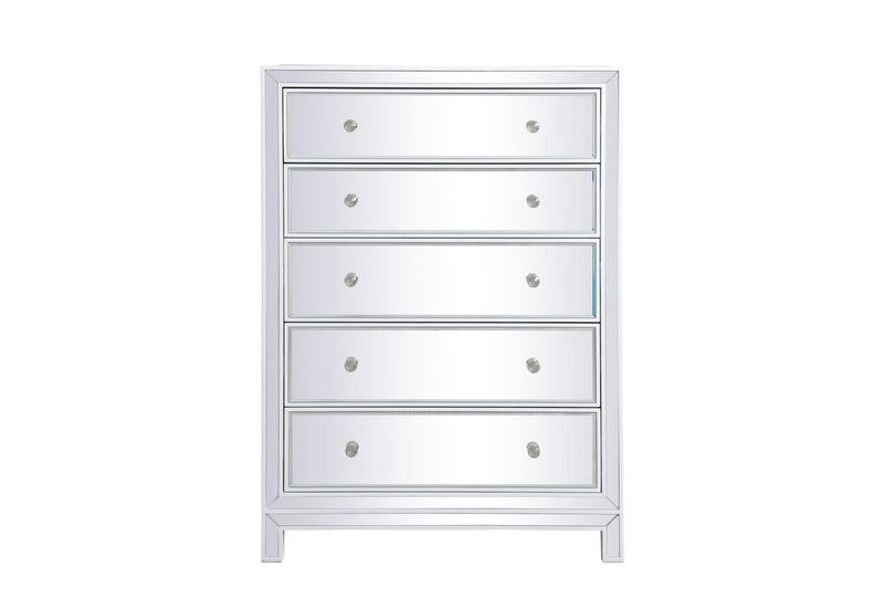 Elegant Lighting MF72026WH Cabinet, White