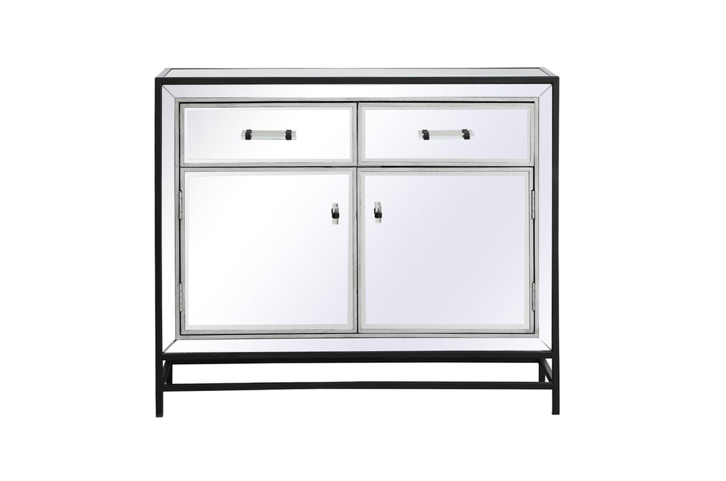 Elegant Lighting MF72038BK Cabinet, Black