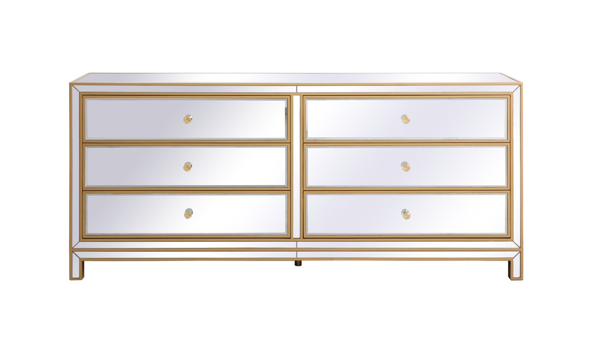 Elegant Lighting MF73672G Chest, Gold