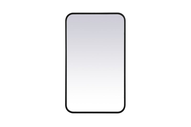 Elegant Lighting MR801830BK Mirror, Black