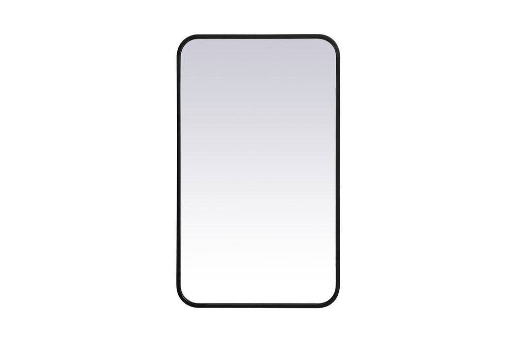 Elegant Lighting MR801830BK Mirror, Black