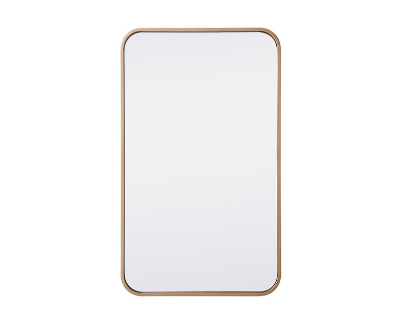 Elegant Lighting MR801830BR Mirror, Brass