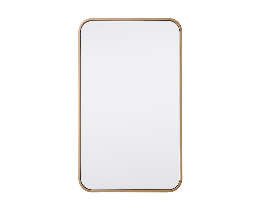 Elegant Lighting MR801830BR Mirror, Brass