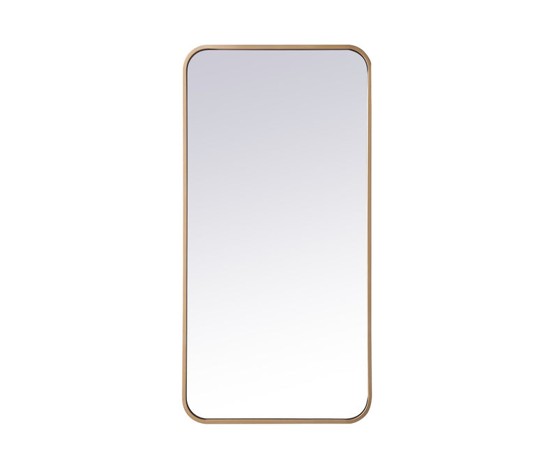 Elegant Lighting MR801836BR Mirror, Brass