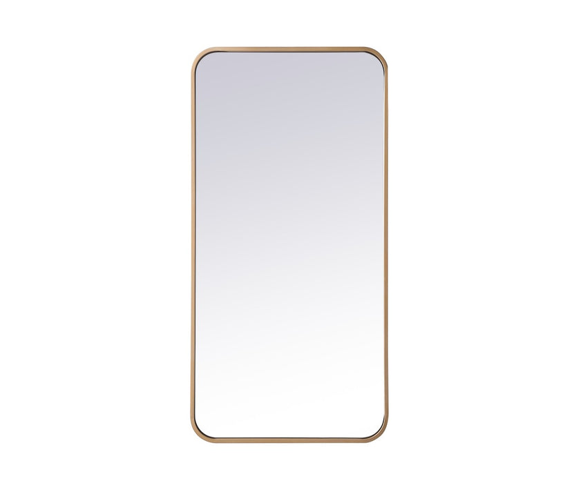 Elegant Lighting MR801836BR Mirror, Brass