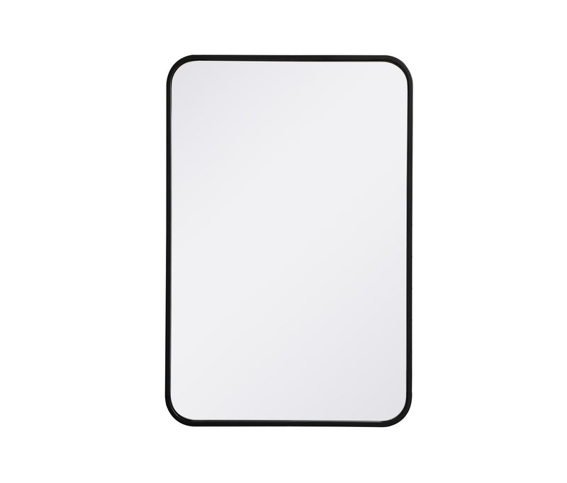 Elegant Lighting MR802030BK Mirror, Black