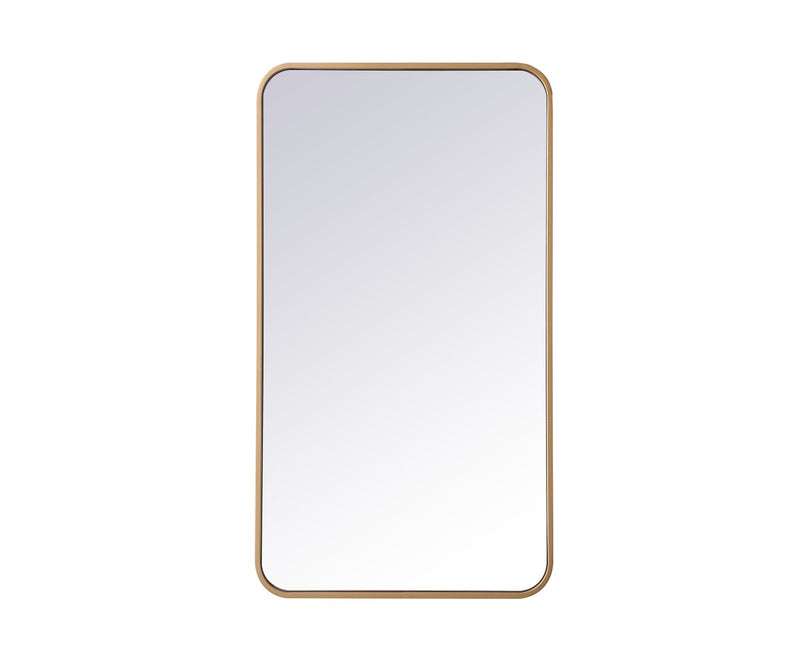 Elegant Lighting MR802036BR Mirror, Brass