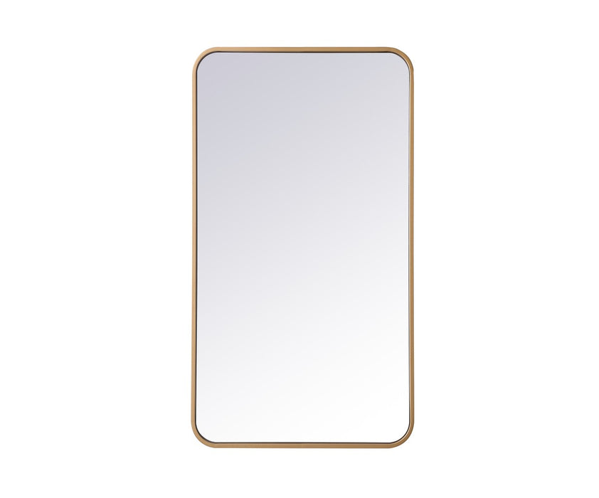 Elegant Lighting MR802036BR Mirror, Brass