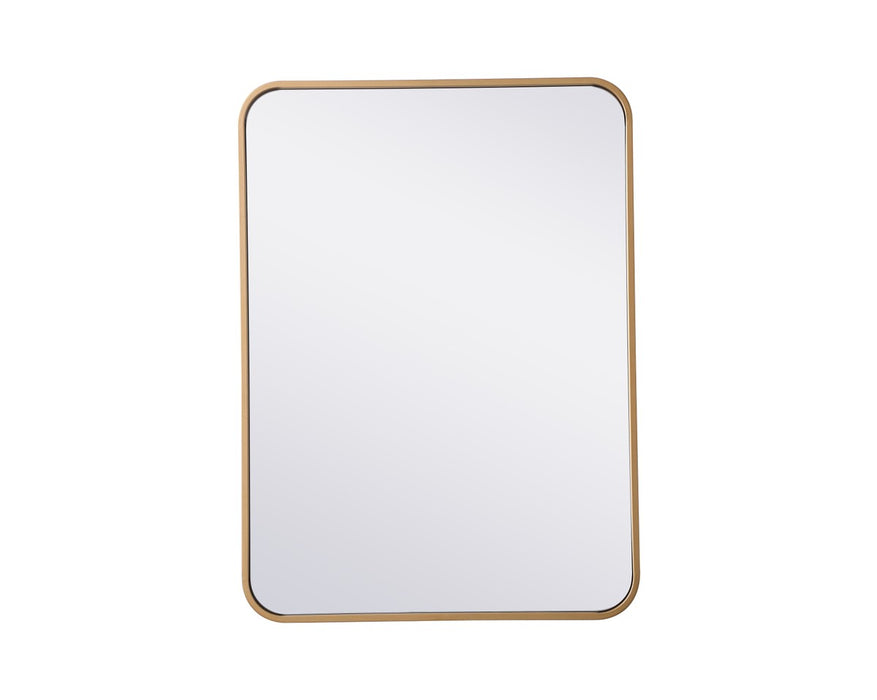 Elegant Lighting MR802230BR Mirror, Brass