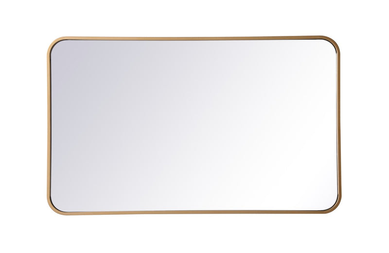 Elegant Lighting MR802236BR Mirror, Brass