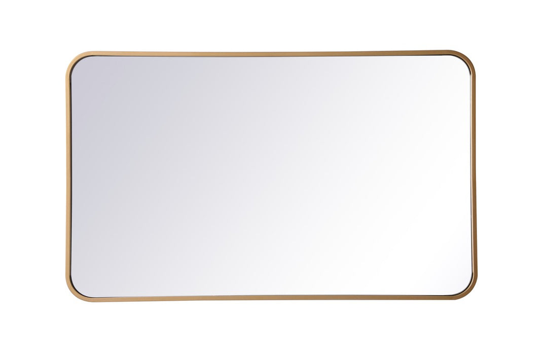 Elegant Lighting MR802236BR Mirror, Brass