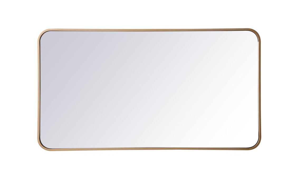 Elegant Lighting MR802240BR Mirror, Brass