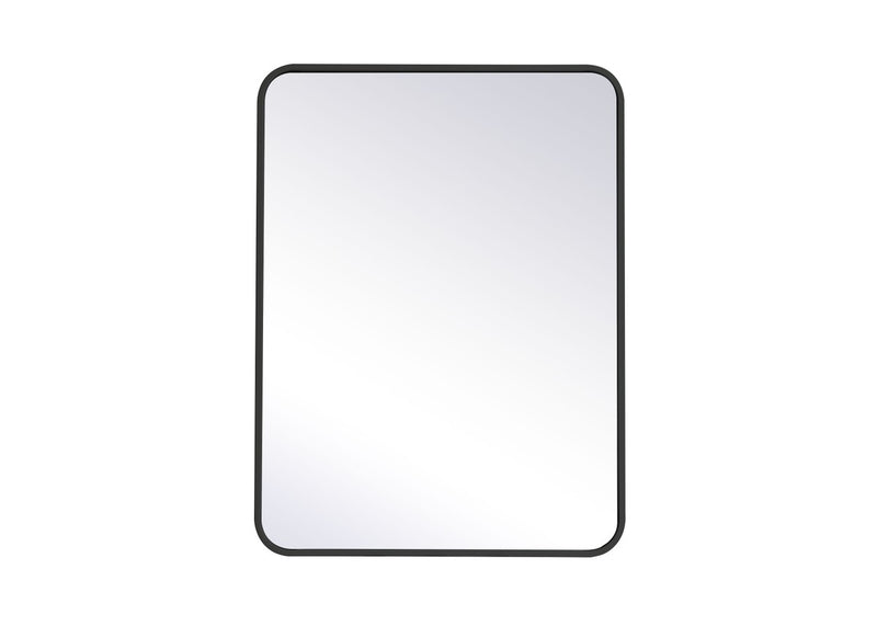Elegant Lighting MR802432BK Mirror, Black