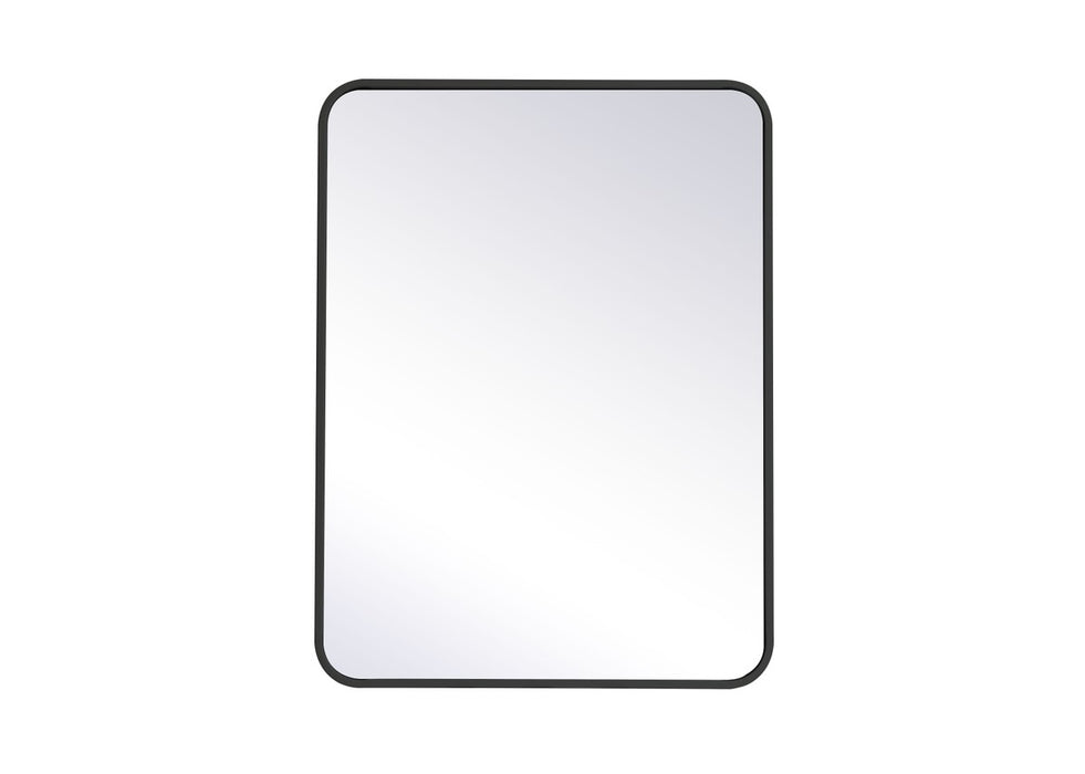 Elegant Lighting MR802432BK Mirror, Black