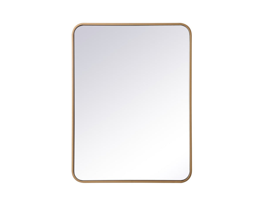 Elegant Lighting MR802432BR Mirror, Brass