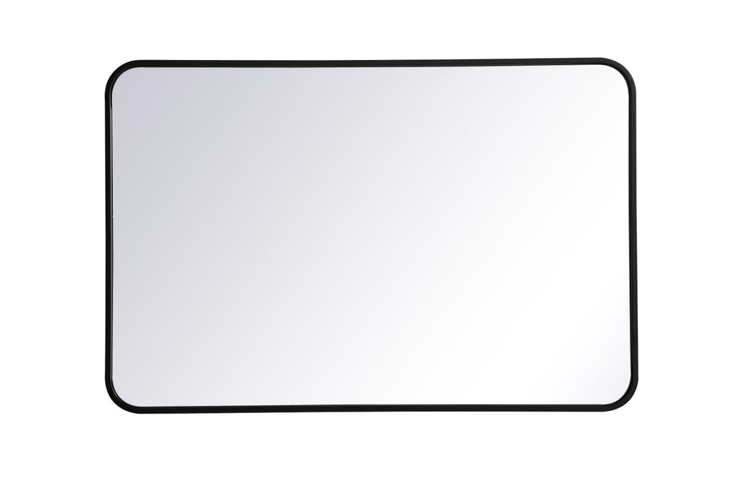 Elegant Lighting MR802436BK Mirror, Black