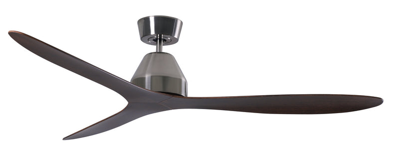 Beacon Lighting 21304201 56" Ceiling Fan, Brushed Chrome