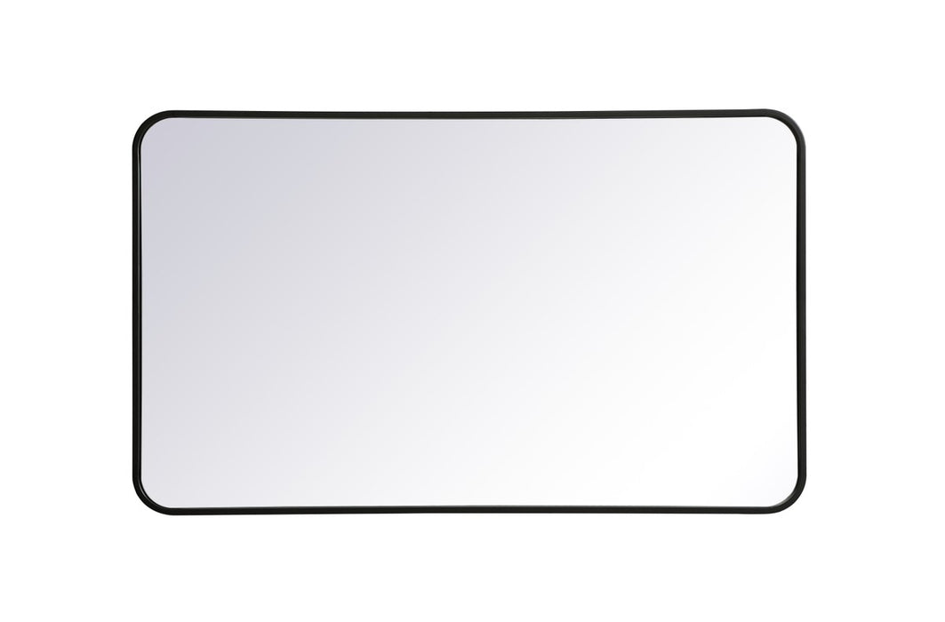 Elegant Lighting MR802440BK Mirror, Black