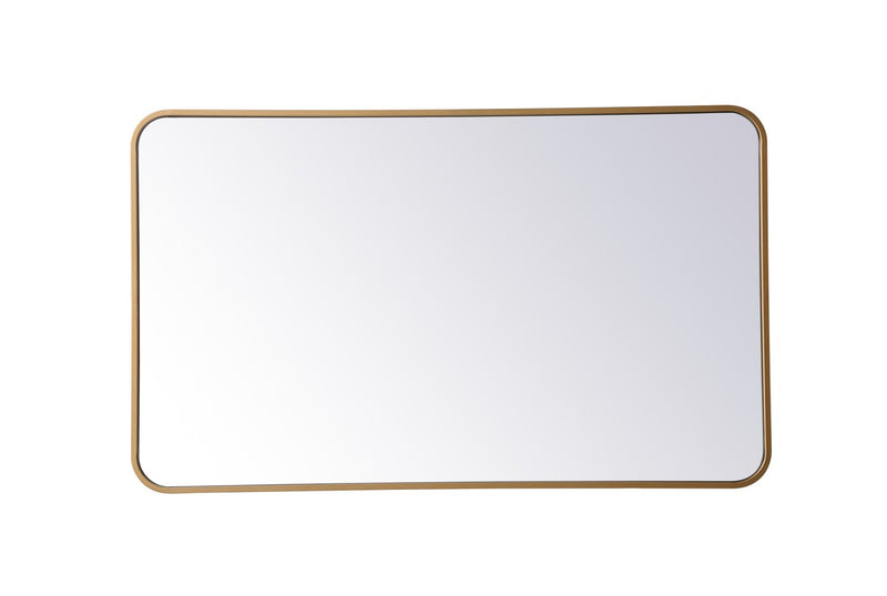 Elegant Lighting MR802440BR Mirror, Brass