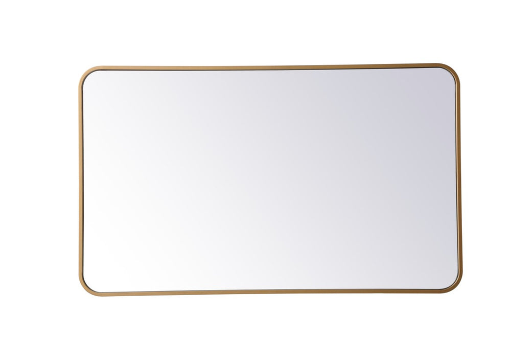 Elegant Lighting MR802440BR Mirror, Brass