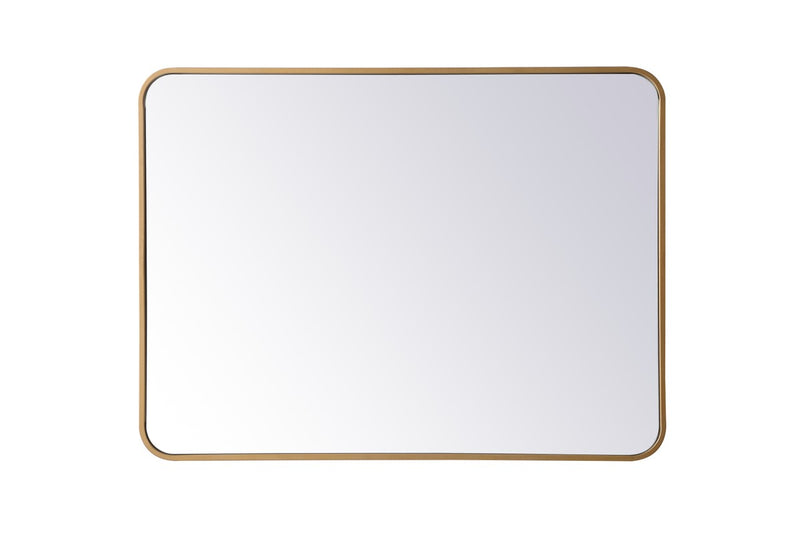 Elegant Lighting MR802736BR Mirror, Brass