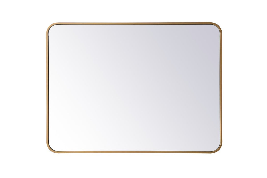 Elegant Lighting MR802736BR Mirror, Brass