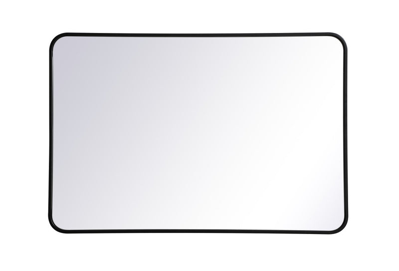 Elegant Lighting MR802740BK Mirror, Black