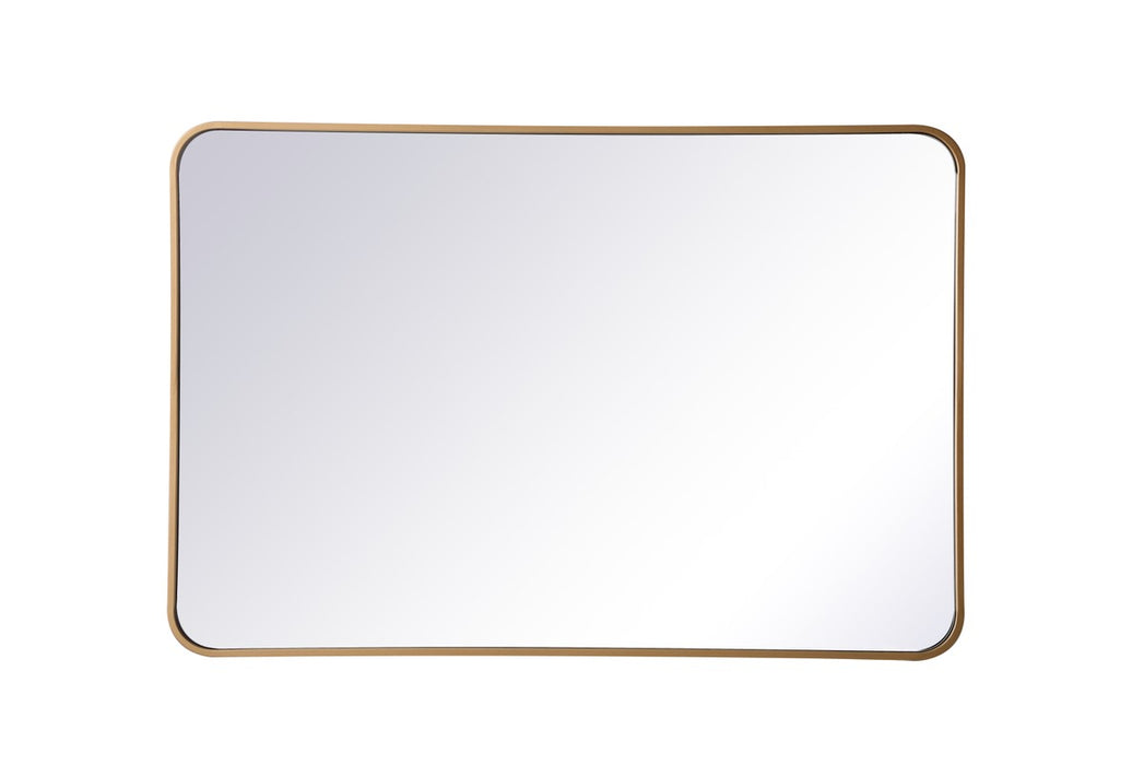 Elegant Lighting MR802740BR Mirror, Brass