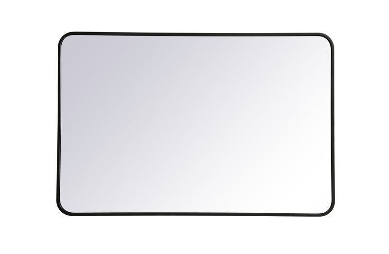 Elegant Lighting MR802842BK Mirror, Black