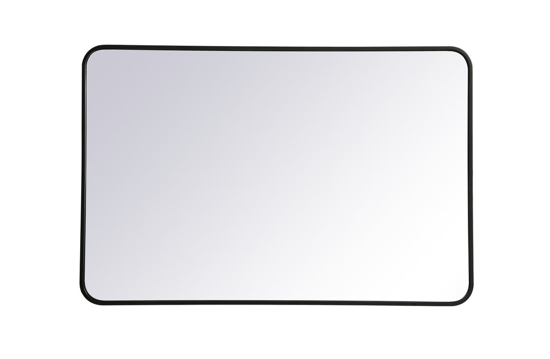Elegant Lighting MR802842BK Mirror, Black