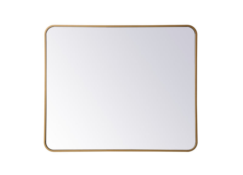 Elegant Lighting MR803036BR Mirror, Brass