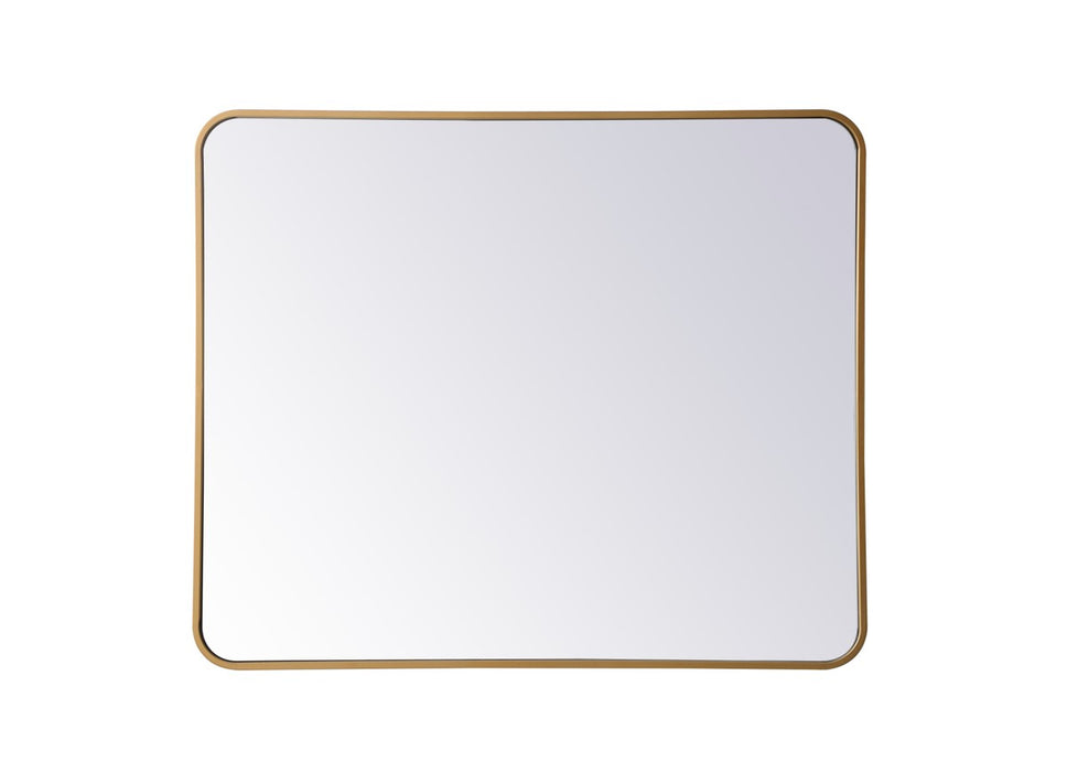 Elegant Lighting MR803036BR Mirror, Brass