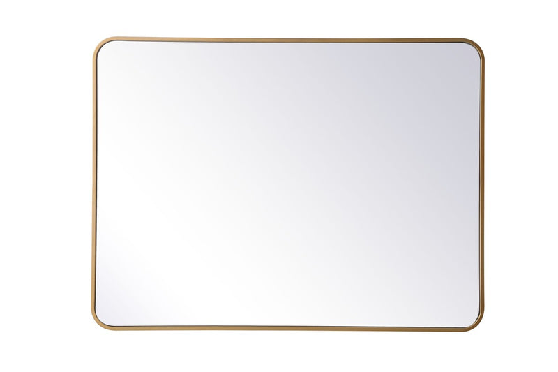 Elegant Lighting MR803040BR Mirror, Brass