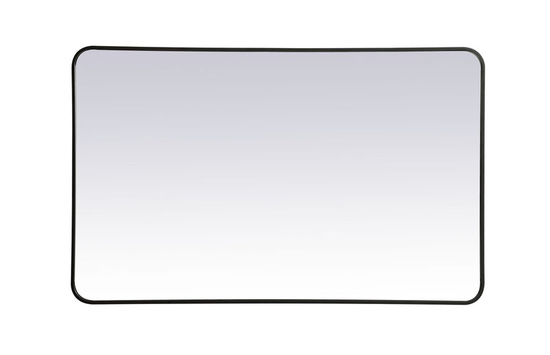Elegant Lighting MR803048BK Mirror, Black