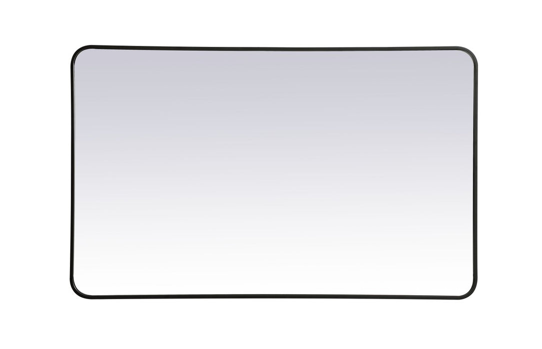 Elegant Lighting MR803048BK Mirror, Black
