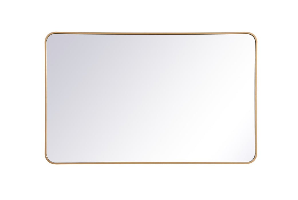 Elegant Lighting MR803048BR Mirror, Brass