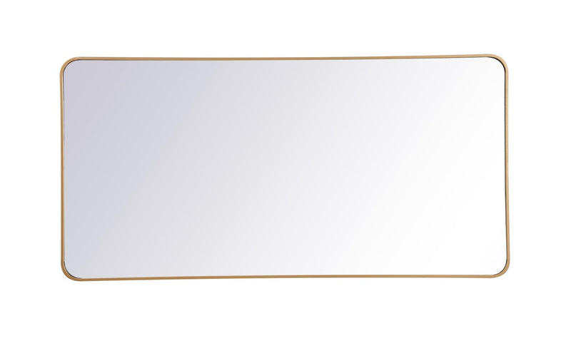 Elegant Lighting MR803060BR Mirror, Brass
