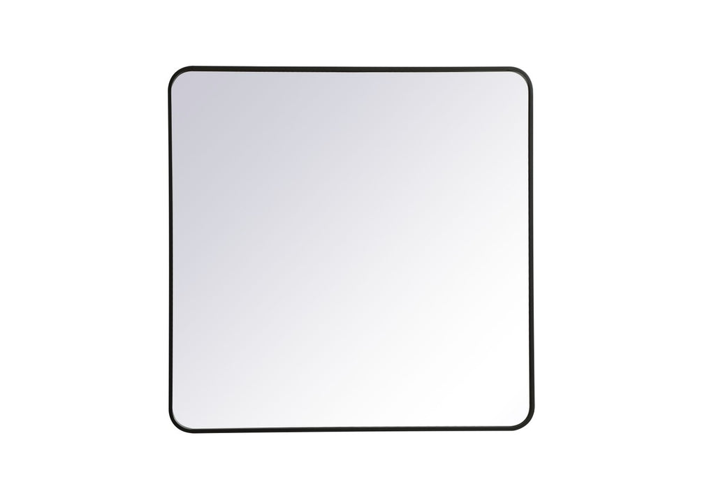 Elegant Lighting MR803636BK Mirror, Black
