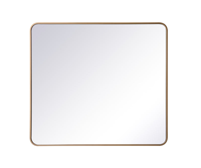 Elegant Lighting MR803640BR Mirror, Brass
