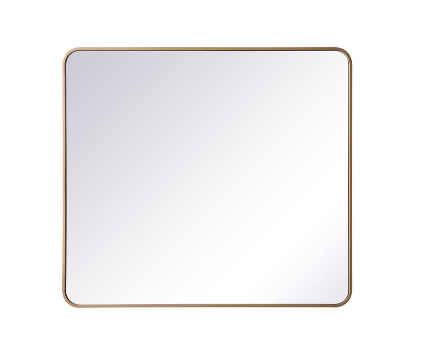 Elegant Lighting MR803640BR Mirror, Brass