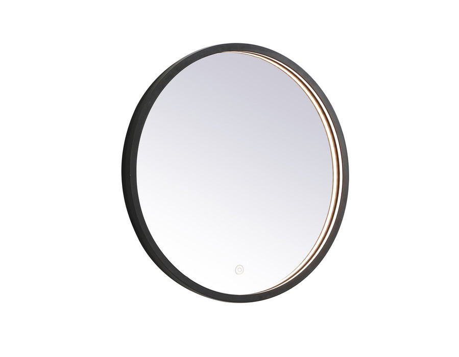 Elegant Lighting MRE6021BK LED Mirror, Black